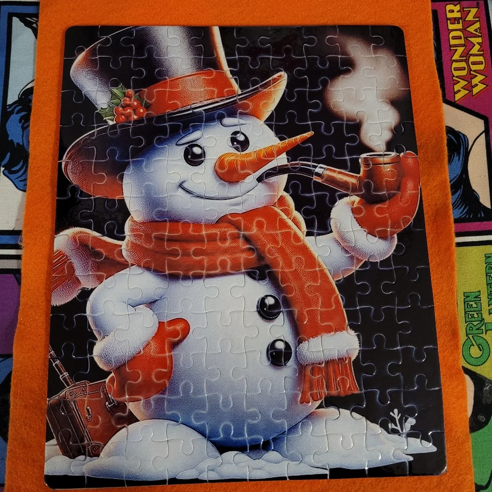 2 Handcrafted puzzles - Picture 2 of 2